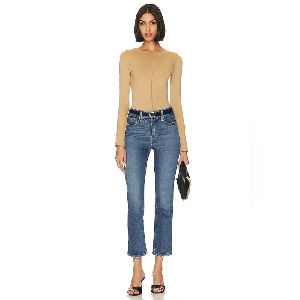 Good American good legs straight jeans